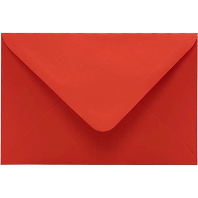 KASKAD Цветни пликове KASKAD LC/6 enyvated 114x162mm 28 coral red 50 броя 00428 (00428)