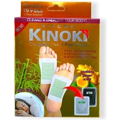 Kinoki náplasti 10 ks Ginger