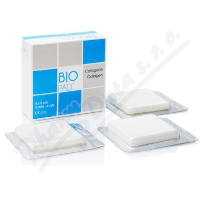 Biopad Collagen 5 x 5 cm 3 ks