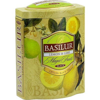 Basilur Black Lemon Lime plech 100 g