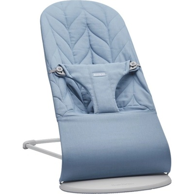 BabyBjörn Bliss cotton light frame modrá Petal