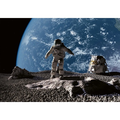 Dimex MS-5-2240 Vliesová fototapeta Chůze astronauta rozměry 375 x 250 cm