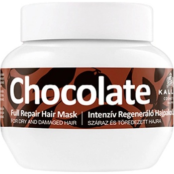 Kallos Chocolate Full repair hair mask intenzívna regeneračná maska na vlasy 275 ml