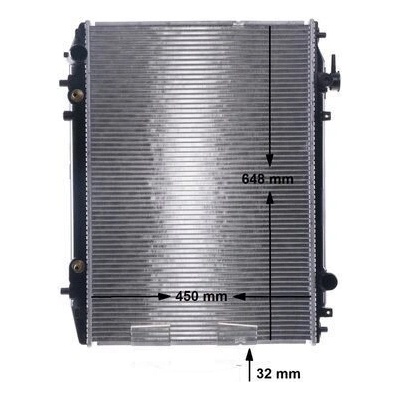 Chladič motora, chladič vody MAHLE CR 1692 000S