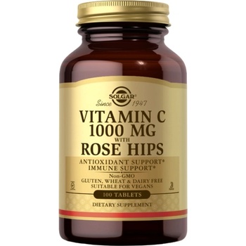 Solgar Vitamin C 1000 mg + Rose Hips [100 Таблетки]