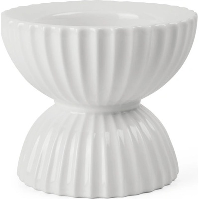 Svícen Tura Block Candle holder White 11,5 cm Lyngby Porcelaen
