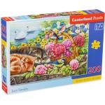 Castorland Пъзел Castorland от 200 части - Мързелив уикенд (B-222216) - baby