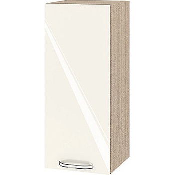 Image 1 of ИРИМ Горен кухненски шкаф Сити МФ-Крийм гланц-11-1 30 см