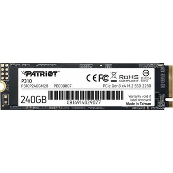 Image 1 of Patriot P310 240GB M.2 PCIe (P310P240GM28)