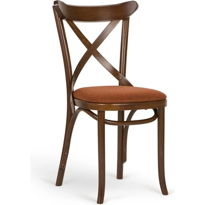 Paged Classic A-1230 Seat Uph Back Wood buk morený / látka kat. 1