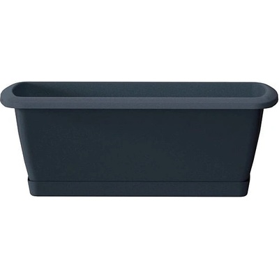 Prosperplast Hrantík - Kvetináč 590mm antracitový RESPANA SET