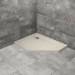 Radaway Петоъгълно душ корито Radaway Doros PT E Stone 90x80 см акрил кашмир ляво (SDRPT9080-01-84SL)