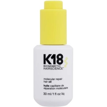 K18HAIR Molecular Repair Hair Oil възстановяващо масло за изтощена коса 30 ml за жени