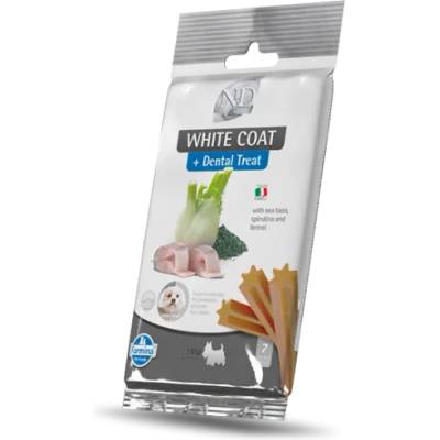 Farmina N&D White Dog Dental Treat Sea Bass, Fennel & Spirulina Adult - Монопротеинови дентални лакомства за кучета с бяла козина