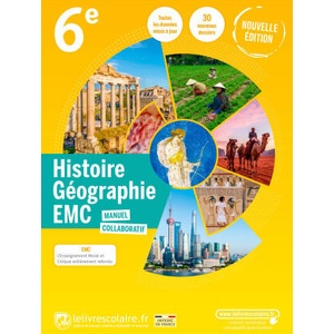Histoire-Géographie 6e, Edition 2022 (ISBN: 9791040001799)