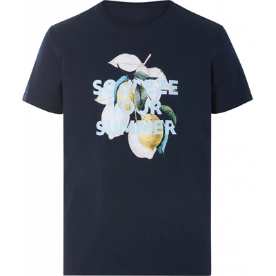 Livergy pánské triko s potiskem navy modrá – Zboží Dáma