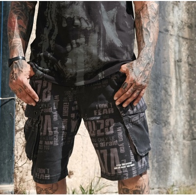 Yakuza kraťasy Anyone Allover pánské kraťasy Kapsáčové CSB23003BLK Černé