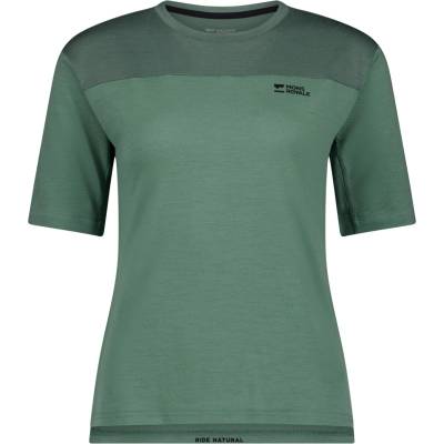 Mons Royale Дамска фланелка с къс ръкав за колоездене Mons Royale Women's Diversion Merino Bike Jersey S/S Cycling jersey - Thyme / Cypress - размер XL (156-2458-0615)