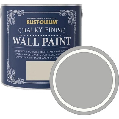 Rust Oleum Chalky Finish Wall Paint 2,5 l šedá