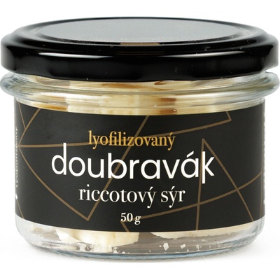 Lyopotraviny Lyofilizovaný DOUBRAVÁK ricottový sýr ve skle 50 g