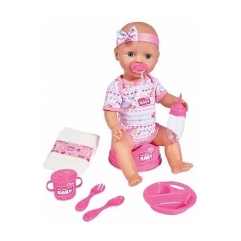 Simba Toys Baby Doll with Accessories Drinks Pee