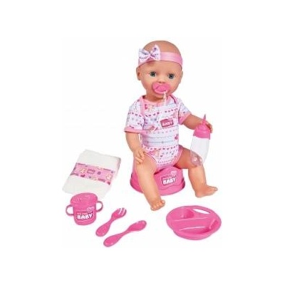 Simba Toys Baby Doll with Accessories Drinks Pee