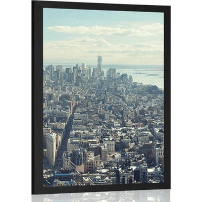 Plakát pohled na okouzlující centrum New Yorku - 40x60 no frame