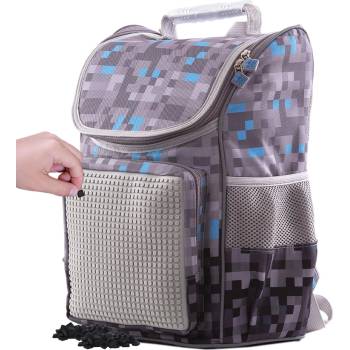 Image 1 of PIXIE CREW Ученическа раница Pixie Crew Adventure с едно отделение сива (PXB-22-68)