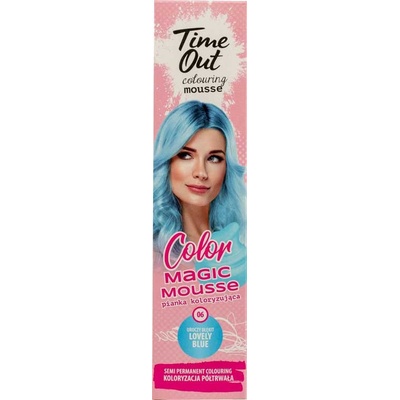 Time Out LOVELY BLUE 06 farbiaca pena na vlasy 75 ml