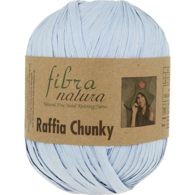 Fibra Natura Raffia Chunky 10 světle modrá