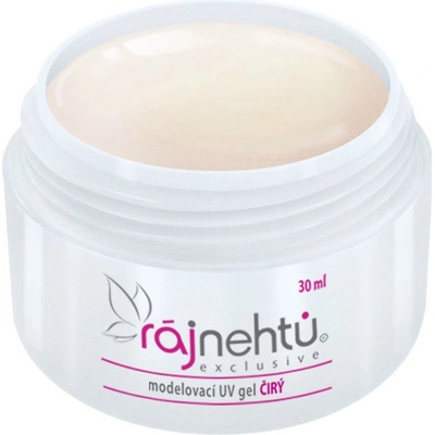 Ráj nehtů UV gel modelovací čirý 30 ml