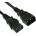 VCOM Захранващ кабел VCom CE001, от IEC320 C14(м) към IEC320 C13(ж), 1.8m, черен (CE001)