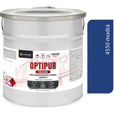 Optipur U2081 Vrchná polyuretanová farba lesklá 2 l modrá