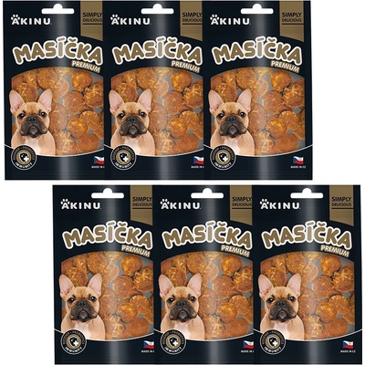 Akinu MASÍČKA PREMIUM Imunitná pochúťka pre psy 6 x 75 g