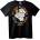 NOONEBRAND Тениска с лоша късмет за сърцето - 2XL, Black
