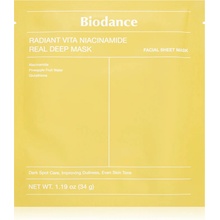 Biodance Radiant Vita Niacinamide Real Deep Mask Maska s niacinamidom 34 g 1 ks