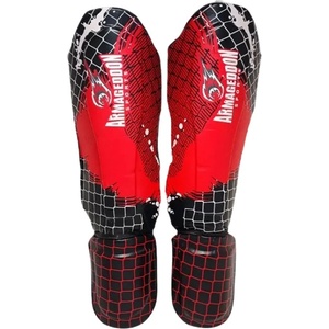 ARMAGEDDON Shin Guards - Red [2 бр. ] S/M