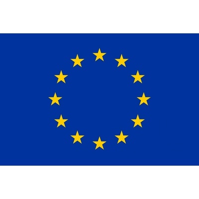 Vlajka EU - LUXFLAG vlajka - 80 x 120 cm - tunel, karabína