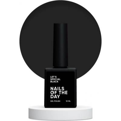 Hybridní lak na nehty NOTD Let's special black, 10 ml