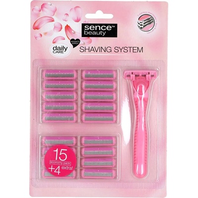 Sence Дамска самообръсначка + 19 ножчета (1354)