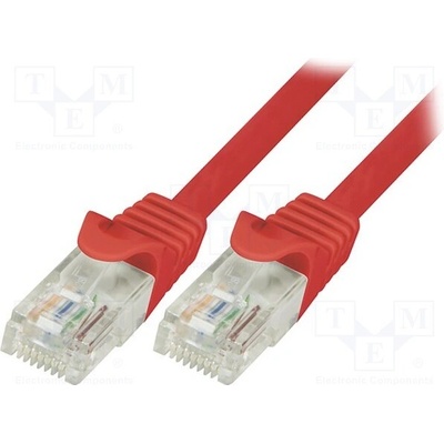 Logilink CP1034U patch CAT 5e UTP, 1m, červený