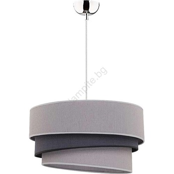 Duolla - Пендел TRIO 1xE27/40W/230V Ø 45 см сив/черен (DU8313)