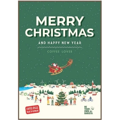 Darčeková karta (list) s 2 ks kávy The Brew Company - Cyklista - Flying Santa Claus 7.50 EUR