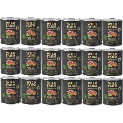 Wild Farm Monoprotein Bravčové 18 x 800 g