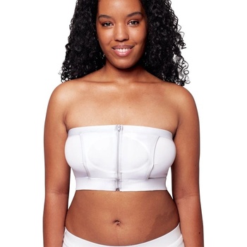 Medela Бюстие за лесно изцеждане Medela - Hands-free, размер L, бяло (101043810)