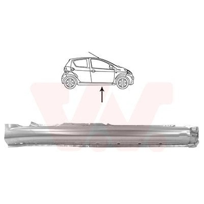 Nástupný plech VAN WEZEL 5403104