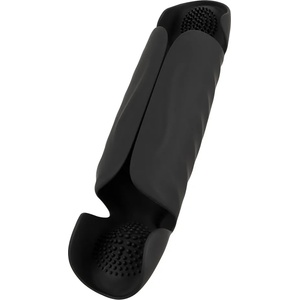Rebel Vibrating Penis Trainer with 3 Point Stimulation Black