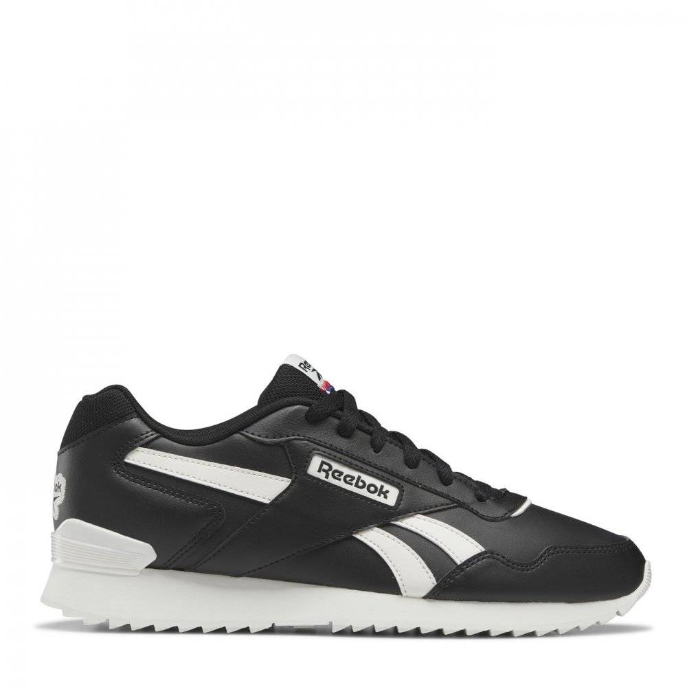 reebok black and white