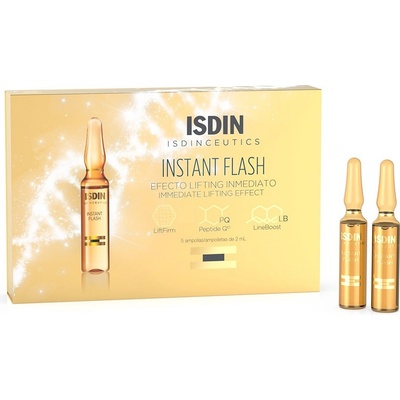 ISDIN Isdinceutics Instant Flash okamžite liftingové sérum na tvár 5 x 2 ml