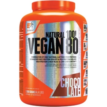 EXTRIFIT Vegan 80 Hydrolized Rice Protein Isolate & Pea Protein Isolate 2000 g